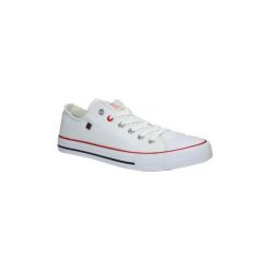 Buty Big Star Trampki sznurowane T17410. Szare trampki męskie marki BIG STAR, bez wzorów, retro, na sznurówki. Za 78,99 zł.