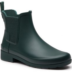 Kalosze HUNTER - Org Refined Chelsea WFS1017RMA Ivy. Zielone kalosze damskie Hunter, bez wzorów, z tworzywa sztucznego. W wyprzedaży za 389,00 zł.
