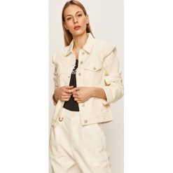 Tommy Hilfiger - Kurtka jeansowa Icons. Białe kurtki damskie TOMMY HILFIGER, bez wzorów, z bawełny, krótkie. W wyprzedaży za 639,90 zł.