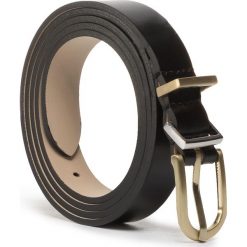 Pasek Damski HUGO - Zoe Belt 2 Cm 50391313 002. Czarne paski damskie HUGO, w paski, ze skóry. W wyprzedaży za 209,00 zł.