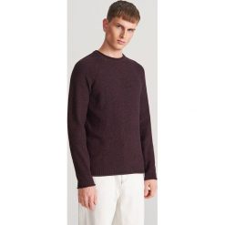 Sweter z bawełny organicznej - Czarny. Czarne swetry męskie Reserved, s, bez wzorów, z bawełny, bez kołnierzyka, bez kaptura. Za 119,99 zł.