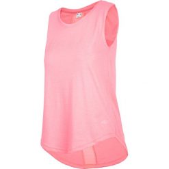 Topy sportowe damskie: Top damski TSD441 – różowy neon