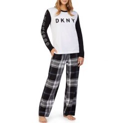 Piżama damska DKNY 12119476. Piżamy damskie DKNY New York, bez wzorów, bez rękawów. Za 539,00 zł.