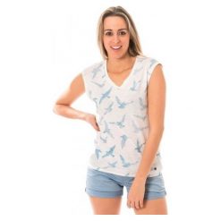 Heavy Tools Ladies T-Shirt Mivan s18-161 Ecru (Rozmiar L). Szare bluzki damskie Heavy Tools, s, bez wzorów, bez kołnierzyka. W wyprzedaży za 60,00 zł.