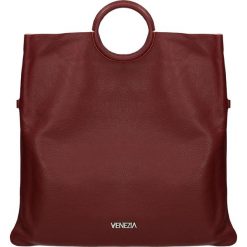 Torba - 175-004G-O BO. Szare torebki klasyczne damskie Venezia, ze skóry. Za 339,00 zł.