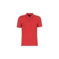 Koszulki polo z krótkim rękawem Guess GEORGES. Czerwone koszulki męskie Guess, xxl, z aplikacjami, polo, z krótkim rękawem, krótkie. Za 159,20 zł.