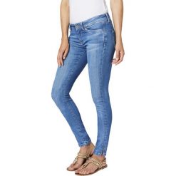 Dżinsy skinny. Szare jeansy damskie marki La Redoute Collections, m, z bawełny, z kapturem. Za 349,86 zł.