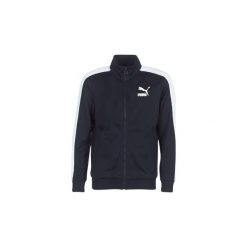 Bluzy dresowe Puma CLASSICS T7 TRACK JACKET. Czarne bluzy męskie Puma, s, bez wzorów, z dresówki, bez kołnierzyka, bez rękawów, bez kaptura. Za 202,30 zł.