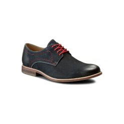 LASOCKI FOR MEN MI07-A172-A21-30. Niebieskie półbuty męskie Lasocki For Men, bez wzorów, ze skóry, bez zapięcia. Za 189,99 zł.