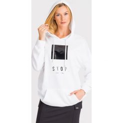 BLUZA LIU JO SPORT. Białe bluzy sportowe damskie xs, z nadrukiem, z materiału. Za 589,00 zł.