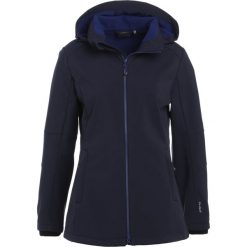CMP WOMAN JACKET ZIP HOOD Kurtka Softshell blue/cobalto. Niebieskie kurtki damskie CMP, z elastanu. W wyprzedaży za 307,30 zł.