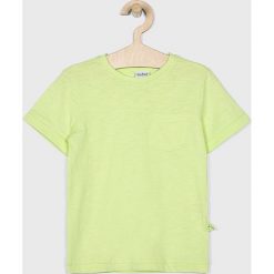 Blukids - T-shirt dziecięcy 104-134 cm. Żółte t-shirty chłopięce Blukids, bez wzorów, z bawełny, bez rękawów. W wyprzedaży za 29,90 zł.