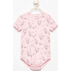 Body niemowlęce: Bawełniane body z krótkim rękawem – Różowy