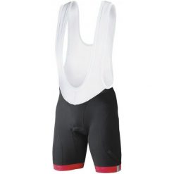 Spodenki i szorty męskie: Etape Spodenki Rowerowe Męskie Elite Lacl Black/Red S