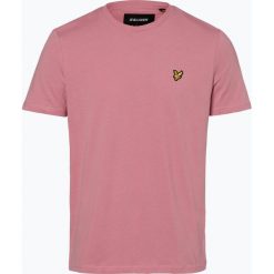 Lyle & Scott - T-shirt męski, różowy. Różowe t-shirty męskie marki Lyle & Scott, m, bez wzorów, bez kołnierzyka. Za 129,95 zł.