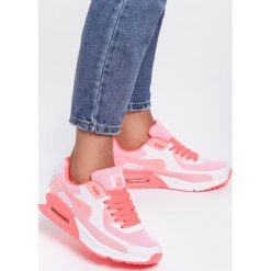 Biało-Różowe Buty Sportowe Apricot Mood reene. Białe buty sportowe damskie Renee, bez wzorów, z materiału, sportowe. Za 79,99 zł.