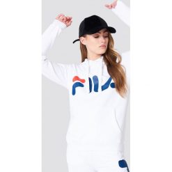 FILA Bluza z kapturem Classic Logo - White. Białe bluzy damskie z kapturem marki Fila, s, z nadrukiem, z długim rękawem, długie. Za 242,95 zł.