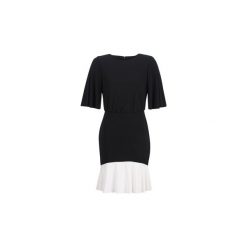 Sukienki krótkie Lauren Ralph Lauren ELBOW SLEEVE DAY DRESS. Czarne sukienki damskie Lauren Ralph Lauren, bez wzorów, bez kołnierzyka, z krótkim rękawem, krótkie, mini. Za 699,00 zł.