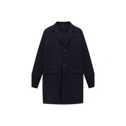 PŁASZCZ PARKA DENIM. Czarne płaszcze damskie The Hive, xl, bez wzorów, z denimu, bez kaptura. Za 449,00 zł.