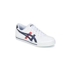 Buty Asics AARON LEATHER. Białe trampki i tenisówki damskie Asics, bez wzorów, bez zapięcia. Za 289,00 zł.