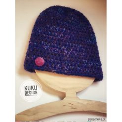 Czapka niebiesko fioletowa. Fioletowe czapki damskie Pakamera. Za 99,00 zł.
