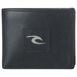 Portfele męskie: Rip Curl Portfel Męski Czarny Rider Rfid 2 In 1