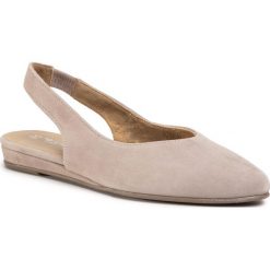 Sandały TAMARIS - 1-29406-24 Taupe 341. Szare klapki damskie Tamaris, bez wzorów, z zamszu, bez obcasa, na obcasie. Za 239,00 zł.