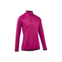 Koszulka narciarska FRESHWARM 1/2 ZIP damska. Czerwone t-shirty damskie marki WED'ZE, m, z elastanu. W wyprzedaży za 49,99 zł.