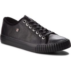 Trampki BIG STAR - BB174298 Black. Czarne półbuty męskie marki BIG STAR, na co dzień, bez wzorów, z gumy, klasyczne, bez zapięcia. Za 99,00 zł.