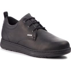 Półbuty GEOX - U Abroad B Abx D U845XD 00043 C9999 Black. Czarne półbuty skórzane męskie Geox. W wyprzedaży za 449,00 zł.