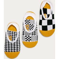 Vans - Stopki (3-pack). Białe skarpetki damskie Vans, bez wzorów, z elastanu. Za 59,90 zł.
