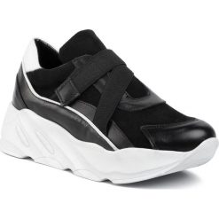 Sneakersy QUAZI - QZ-39-04-000462 601. Czarne półbuty damskie QUAZI, bez wzorów, z zamszu, bez obcasa, bez zapięcia. W wyprzedaży za 219,00 zł.