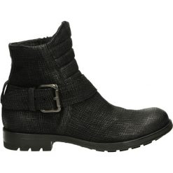 Botki męskie - 334203 NERO. Czarne botki męskie marki Venezia, ze skóry. Za 399,00 zł.