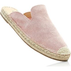 Tomsy damskie: Espadryle skórzane bonprix jasnoróżowy