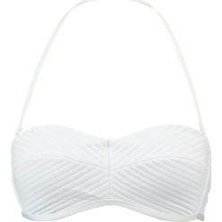 Stroje dwuczęściowe damskie: Seafolly QUILTED Góra od bikini white