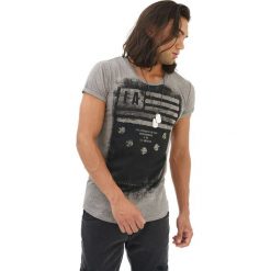 T-shirty męskie z nadrukiem: T-shirt w kolorze ciemnoszarym