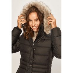 Tommy Hilfiger - Kurtka puchowa. Czarne kurtki damskie TOMMY HILFIGER, s, bez wzorów, z poliesteru, długie. Za 1399,00 zł.