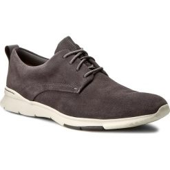 Półbuty CLARKS - Tynamo Walk 261244837 Dark Grey Suede. Szare derby męskie Clarks, z materiału. W wyprzedaży za 219,00 zł.
