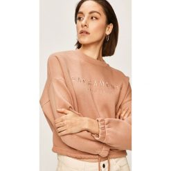Answear - Bluza. Różowe bluzy damskie ANSWEAR, s, z aplikacjami, z bawełny, bez rękawów, bez kaptura. Za 119,90 zł.