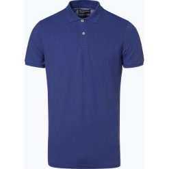Nils Sundström - Męska koszulka polo, niebieski. Niebieskie koszulki męskie Nils Sundström, xl, bez wzorów, polo, bez rękawów. Za 49,95 zł.