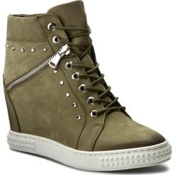 Sneakersy CARINII - B3254 H08-0000-000-B88. Zielone półbuty damskie Carinii, ze skóry. W wyprzedaży za 269,00 zł.