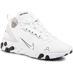 Buty NIKE - React Element 55 CU3009 100 White. Białe buty sportowe męskie Nike, na co dzień, bez wzorów, ze skóry ekologicznej, bez zapięcia. Za 549,00 zł.