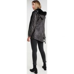 Gipsy OONA LANOV Parka dark graphite. Szare parki damskie marki Gipsy, ze skóry. Za 969,00 zł.