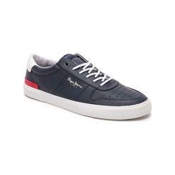Sneakersy w kolorze granatowym. Niebieskie sneakersy męskie Melissa, Pepe Jeans, na sznurówki. W wyprzedaży za 129,95 zł.