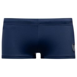 Kąpielówki EA7 Emporio Armani 901001 9P700 06935. Niebieskie kąpielówki męskie EA7 Emporio Armani, m, bez wzorów, z elastanu. W wyprzedaży za 129,00 zł.