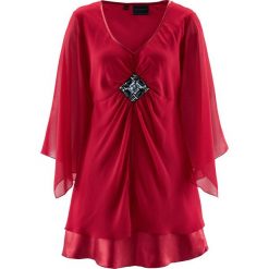 Tuniki damskie: Tunika bonprix ciemnoczerwony