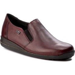 Półbuty RIEKER - 44264-35 Red. Czarne półbuty damskie skórzane marki Rieker. W wyprzedaży za 219,00 zł.