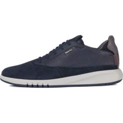 Geox tenisówki męskie Aerantis U927FA 02243 42 ciemny niebieski. Niebieskie buty wizytowe męskie Geox, ze skóry, na sznurówki. Za 589,00 zł.