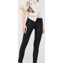 Mango - Jeansy. Czarne jeansy damskie marki Mango, z elastanu. Za 139,90 zł.