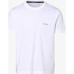Calvin Klein - T-shirt męski, biały. Białe t-shirty męskie Calvin Klein, s, z nadrukiem, klasyczne, z klasycznym kołnierzykiem. Za 179,95 zł.